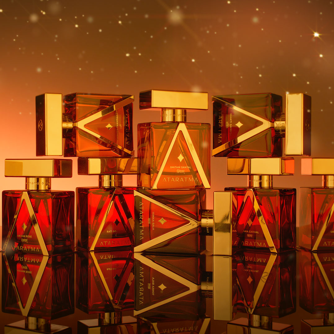 Ataratma perfumes Christmas display